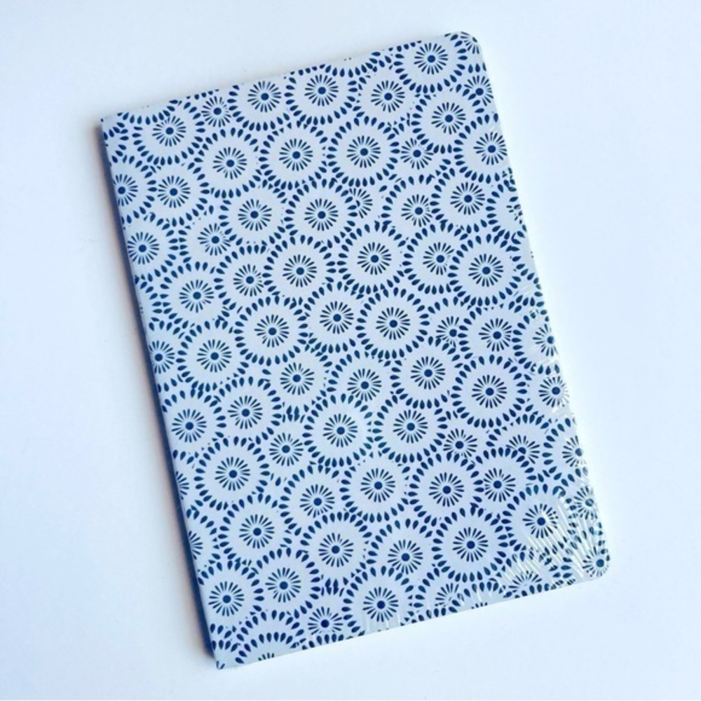 🍒 5/$25 🍒 Faux Leather Journal | Blue Starburst